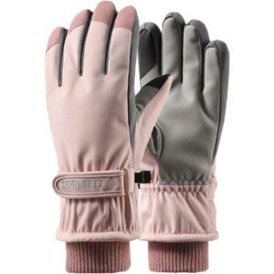 Warm Touch Screen with Elastic Wrist Strap Suitable for Travel Skiing Gloves